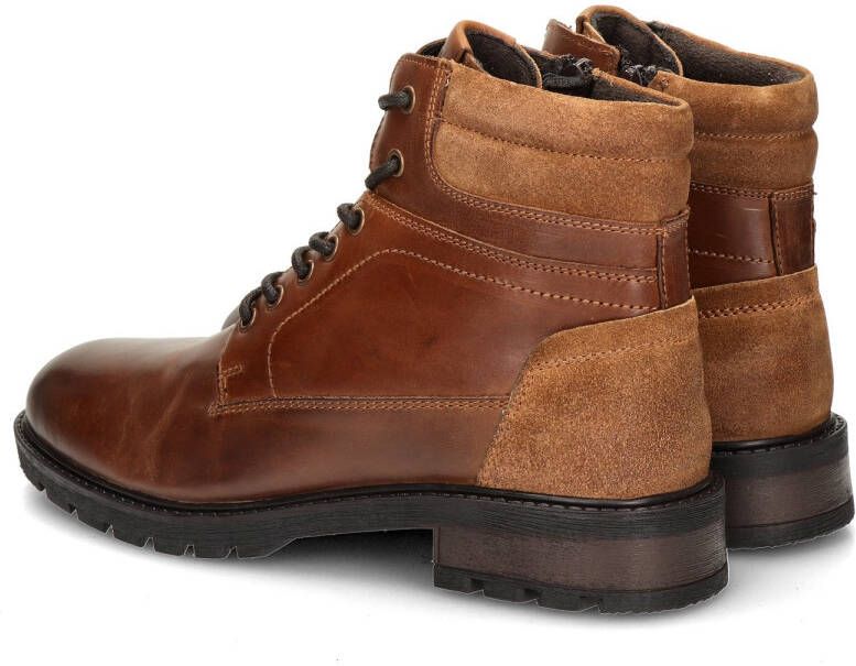Nelson leren veterboots cognac - Foto 5