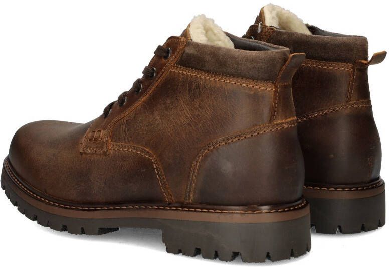 Nelson leren veterboots cognac - Foto 3