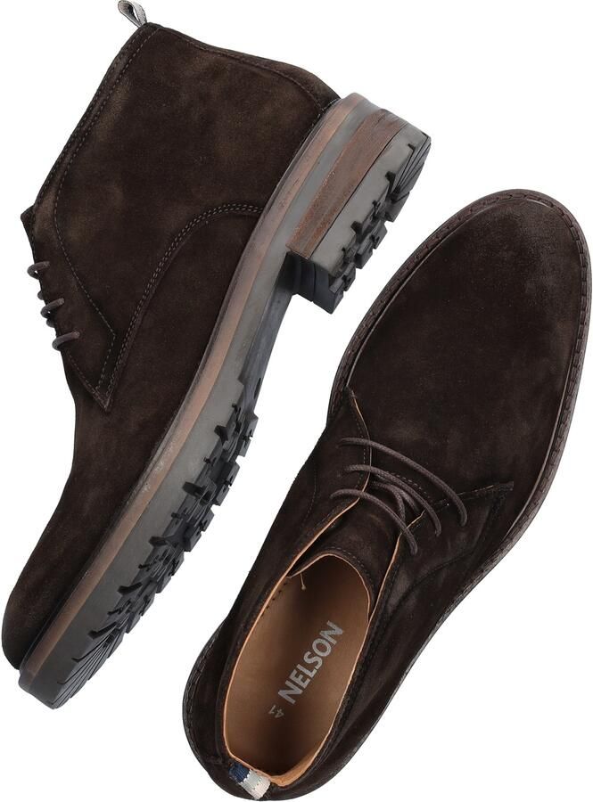 Nelson suède veterboots bruin - Foto 2