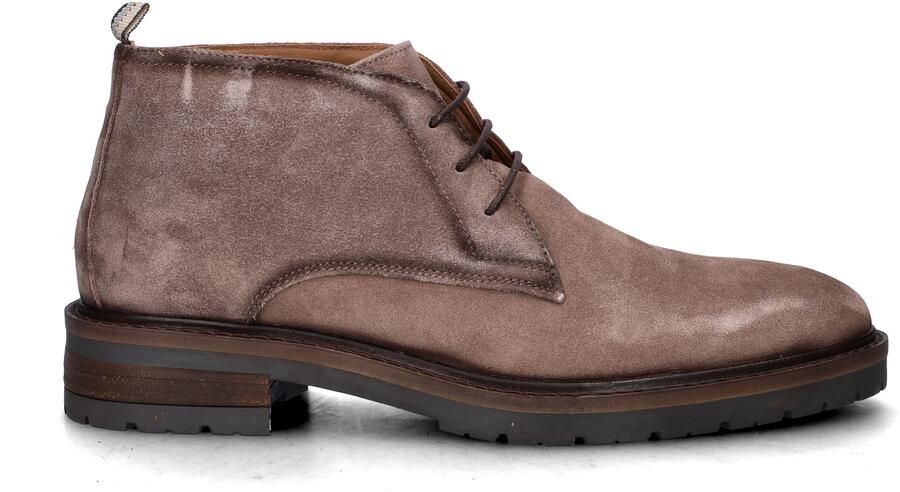 Nelson suède veterboots taupe - Foto 4