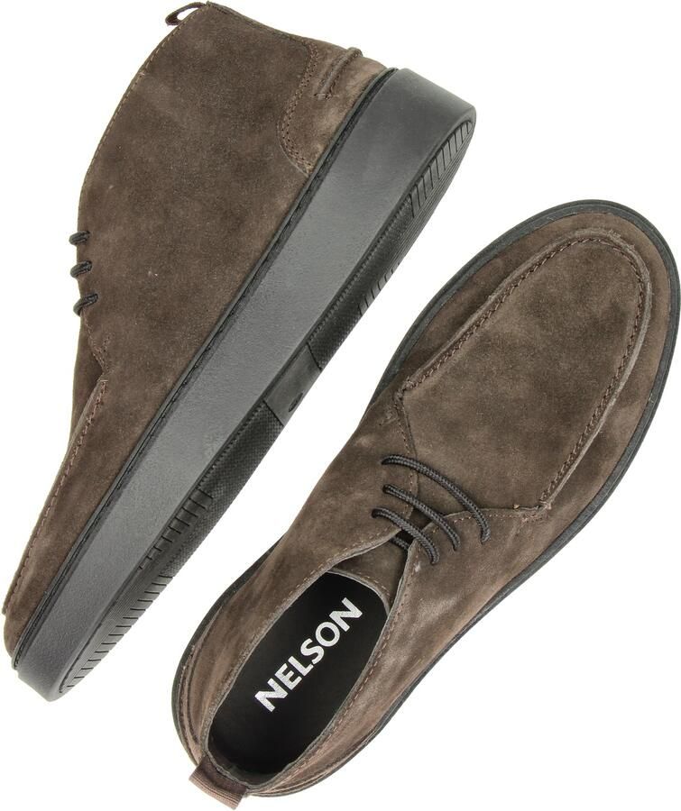 Nelson suède veterboots bruin - Foto 6