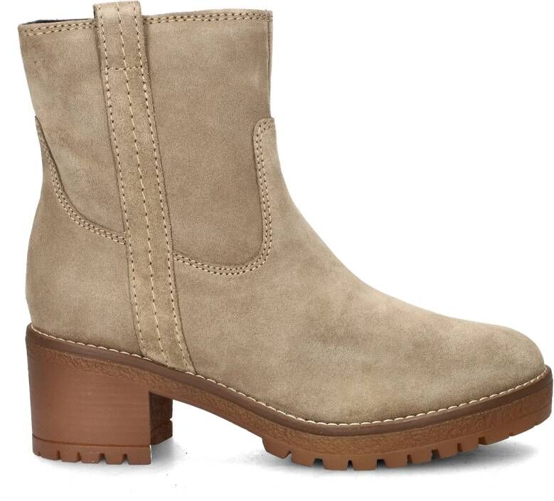 Nelson gevoerde suède enkellaarzen taupe - Foto 2