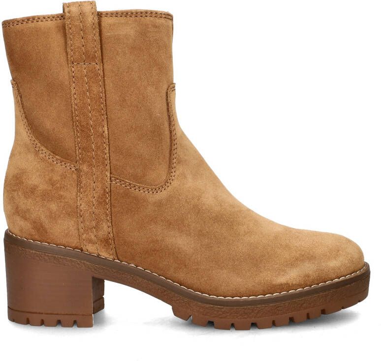 Nelson gevoerde suède enkellaarzen cognac - Foto 2