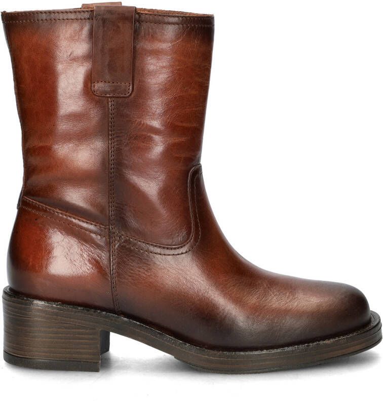 Nelson leren enkellaarzen cognac - Foto 2