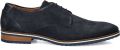 Nelson Roman suède veterschoenen donkerblauw - Blauw