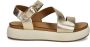 Nelson leren sandalen goud - Thumbnail 2
