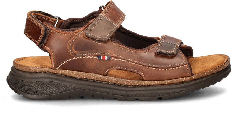 Nelson leren sandalen cognac - Foto 2