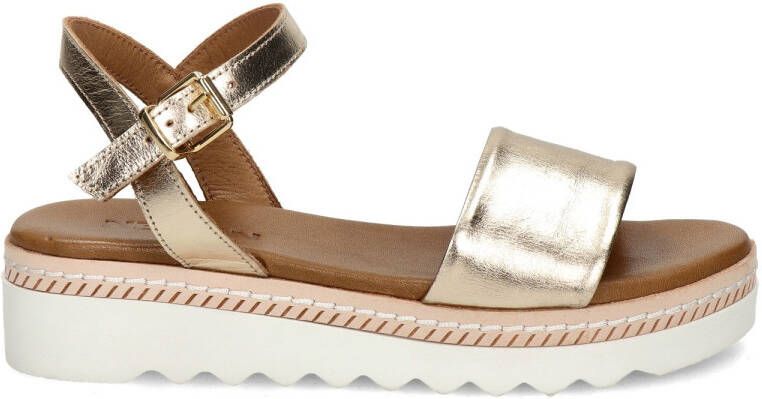 Nelson leren sandalen goud - Foto 3