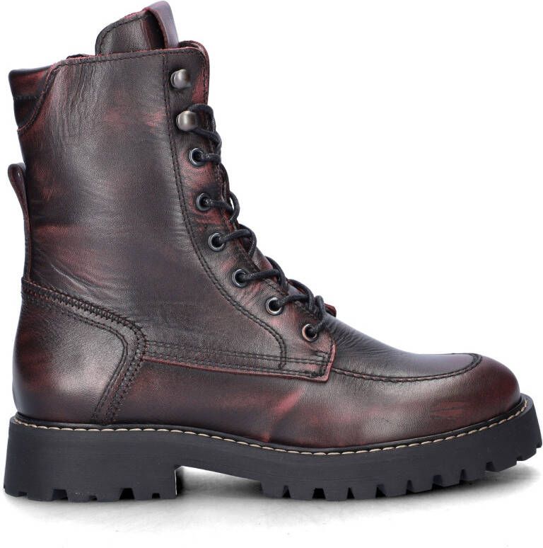 Nelson gevoerde leren veterboots bordeaux - Foto 2
