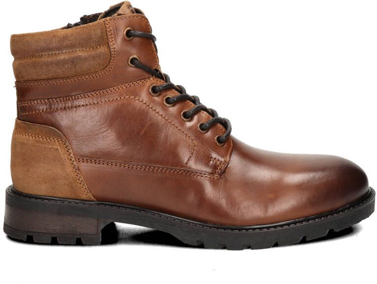 Nelson leren veterboots cognac - Foto 7