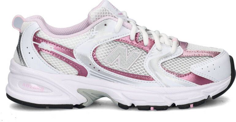 New Balance 530 sneakers wit roze Jongens Meisjes Mesh Meerkleurig 34.5 - Foto 4