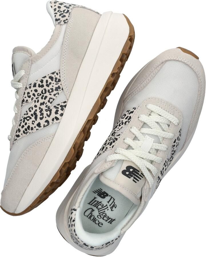 New balance Sneakers laag '370' beige crème ecru zwart - Foto 3