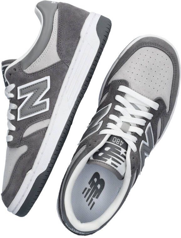 New Balance 480 Heren Schoenen Grijs Maat: 40 Leer Foot Locker - Foto 5