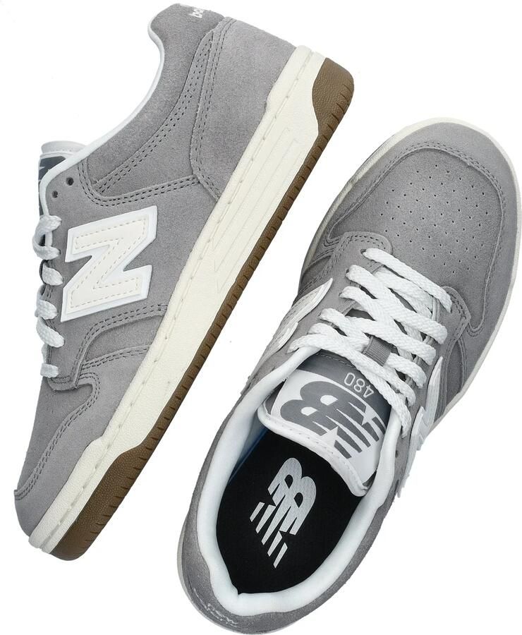New Balance 480 sneaker van suède met details van leer - Foto 8