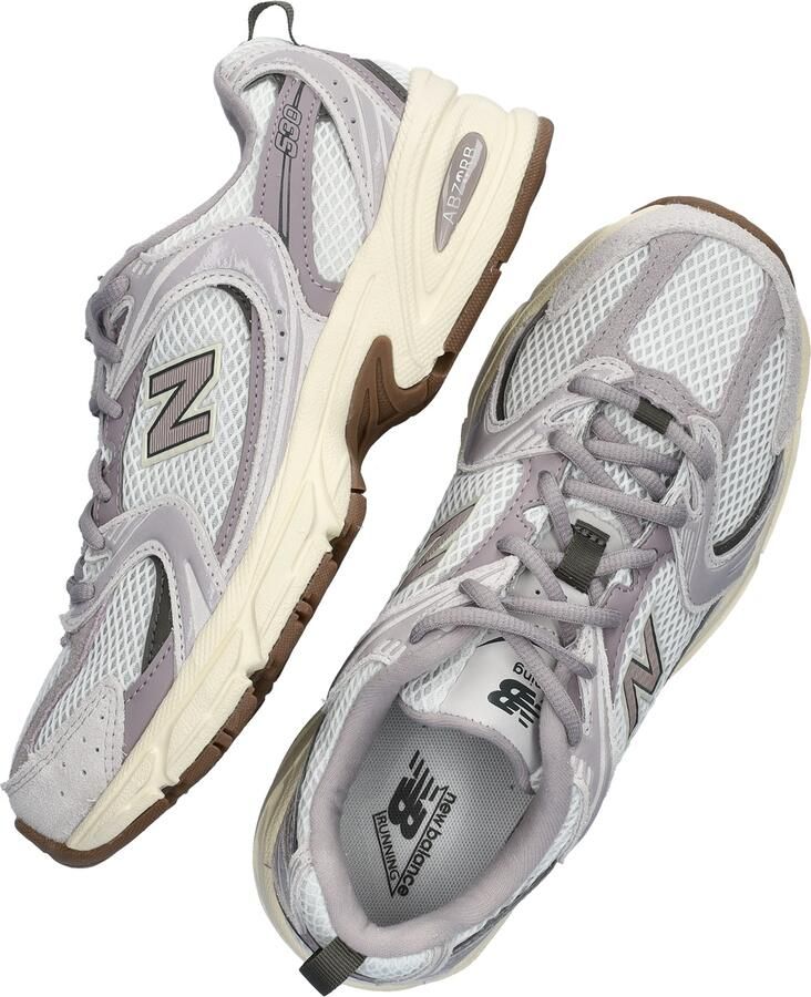 New balance Sneakers laag '530' crème lichtgrijs mauve - Foto 4