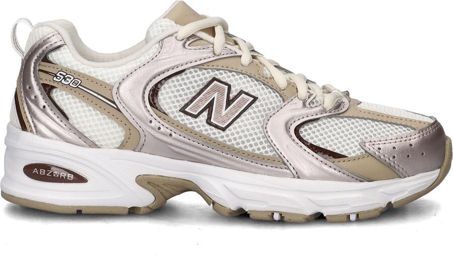 New Balance 530 Sea Salt Leopard lage sneakers