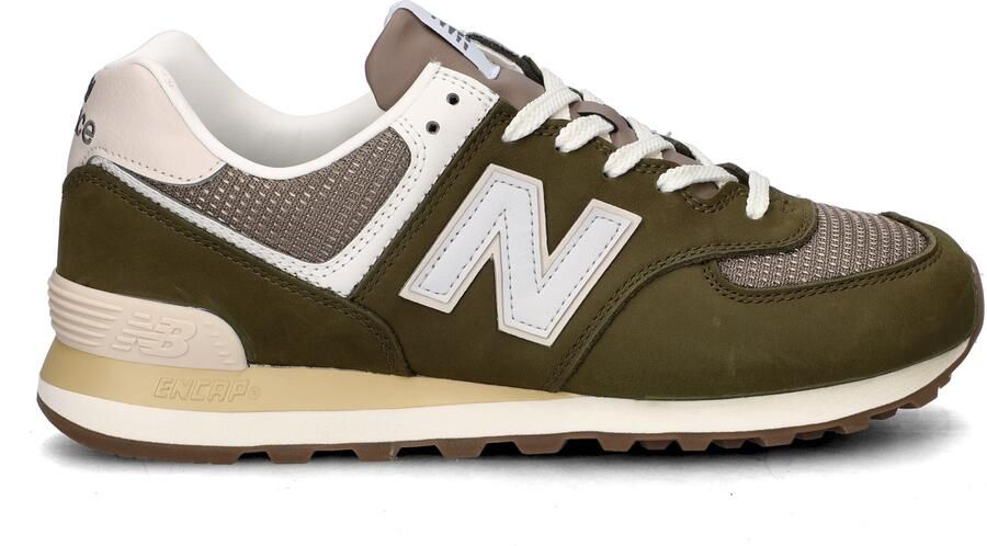 New balance Sneakers laag '574' groen wit - Foto 2