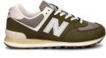 New Balance Lage Sneakers Baskets 574 daim et mesh - Groen