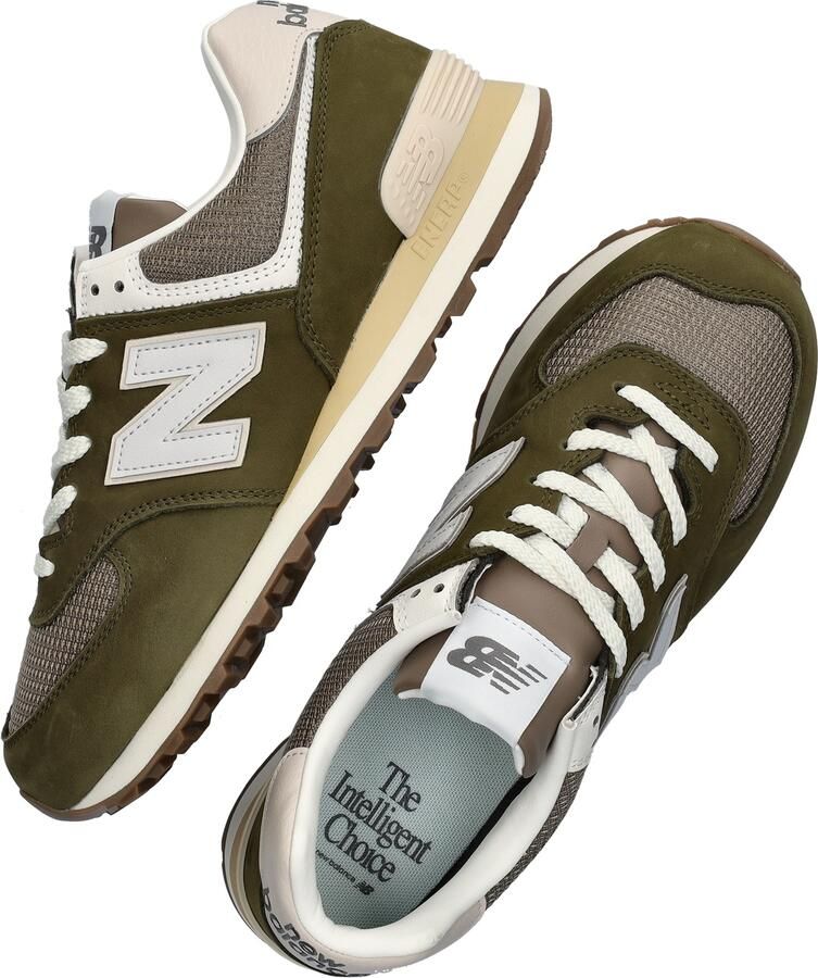 New balance Sneakers laag '574' groen wit - Foto 3