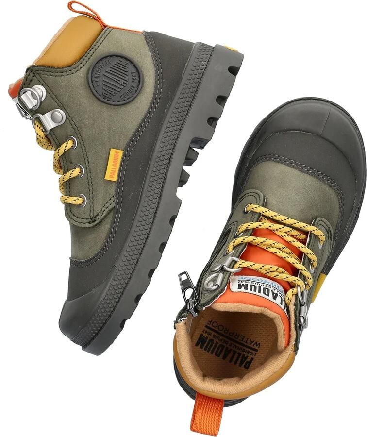 Palladium PAMPA HI CUFF HKR WP Half-hoog Groen - Foto 3