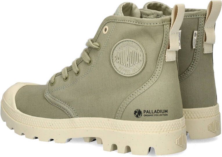 Palladium PAMPA HI ZIP ORGANIC Volwassenen Half-hoge schoenen Groen - Foto 7