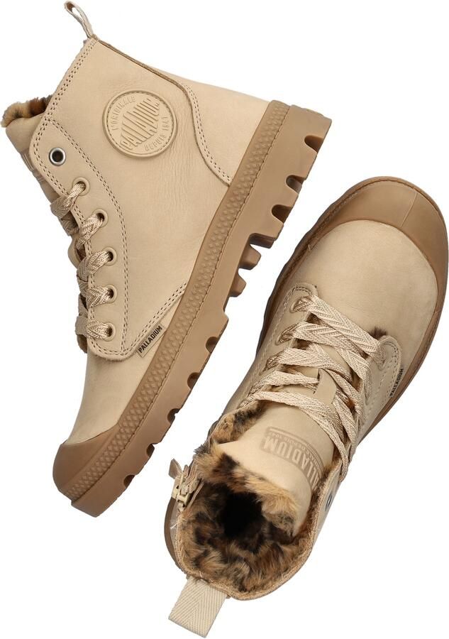 Palladium PAMPA HI ZIP WL WILD Hoge sneakers Veterboots Dames veterschoenen Dames sneakersHalf-hoge schoenen Wit beige - Foto 5