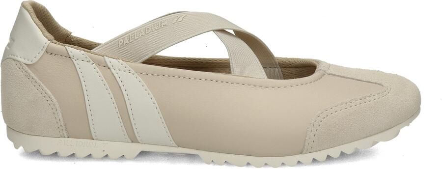 Palladium RACER BALLERINA LTH Ballerinaschoenen Wit beige - Foto 2