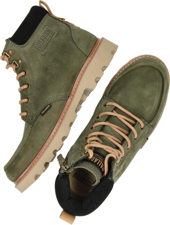 Palladium Trooperlite Grit Zip Laarzen Groen Man - Foto 3
