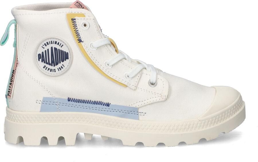 Palladium PAMPA~UNDERLAYER~~~~~~~~~~~~~~ Half-hoge schoenen Wit beige - Foto 9
