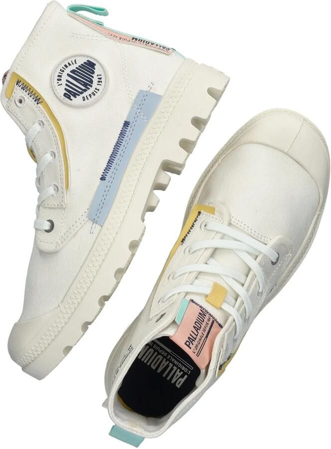 Palladium PAMPA~UNDERLAYER~~~~~~~~~~~~~~ Half-hoge schoenen Wit beige - Foto 10