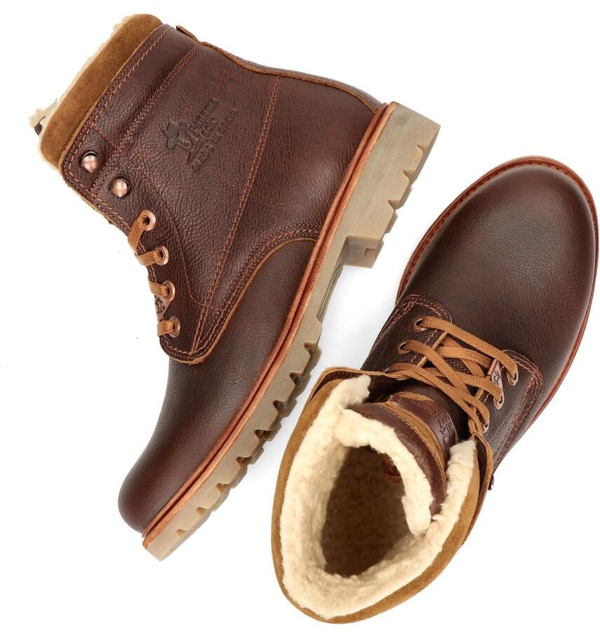 Panama Jack P03 AVIATOR C23 Volwassenen Heren sneakersVrije tijd half hoog Kleur Bruin - Foto 10