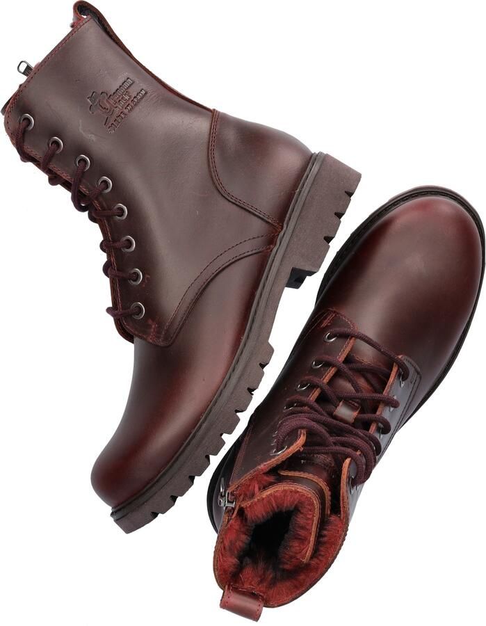 Panama Jack Veterboot Frisia B45 Burdeos Burgundy Rood Warm Gevoerd - Foto 9