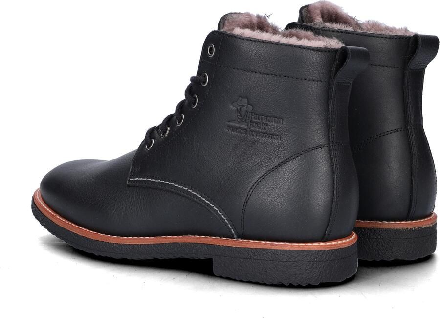 Panama Jack Glasgow Igloo gevoerde leren veterboots zwart - Foto 4
