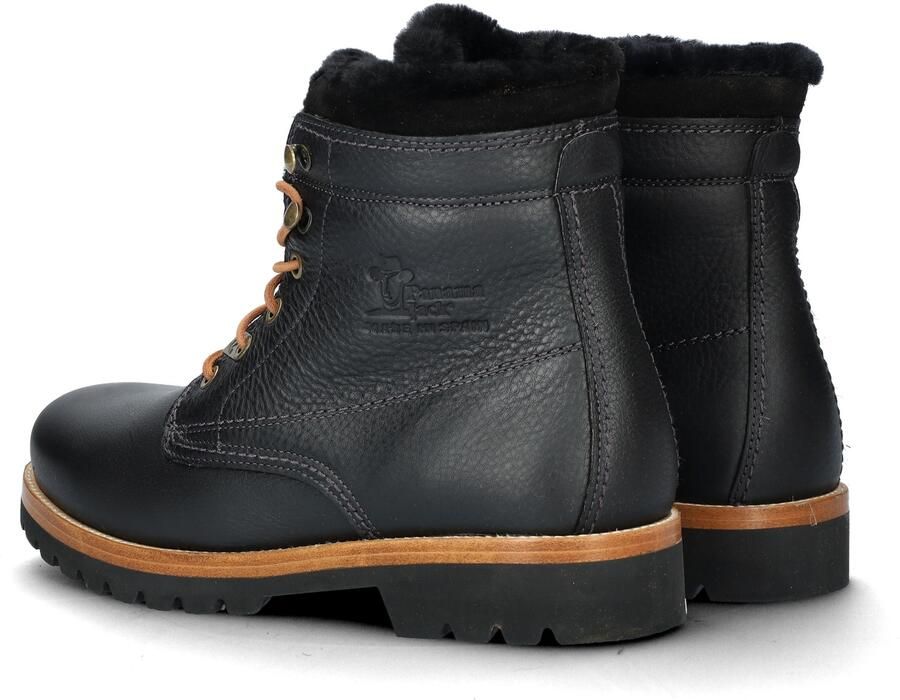 Panama Jack Winterlaarzen Aviator Igloo blokhak winterlaarsjes veterboots met logo-patch - Foto 7