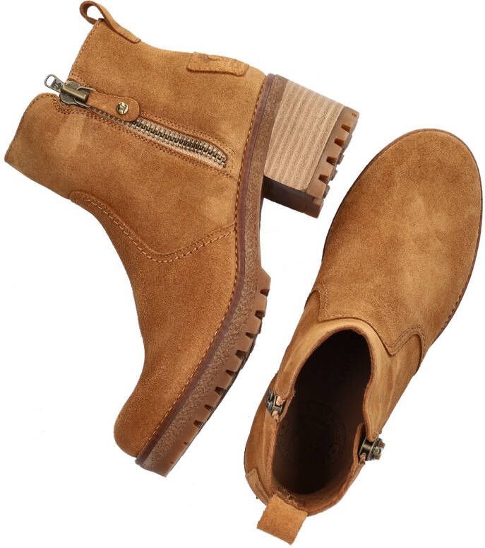 Panama Jack Pauline B13 enkellaarzen met hak cogna Dames - Foto 6