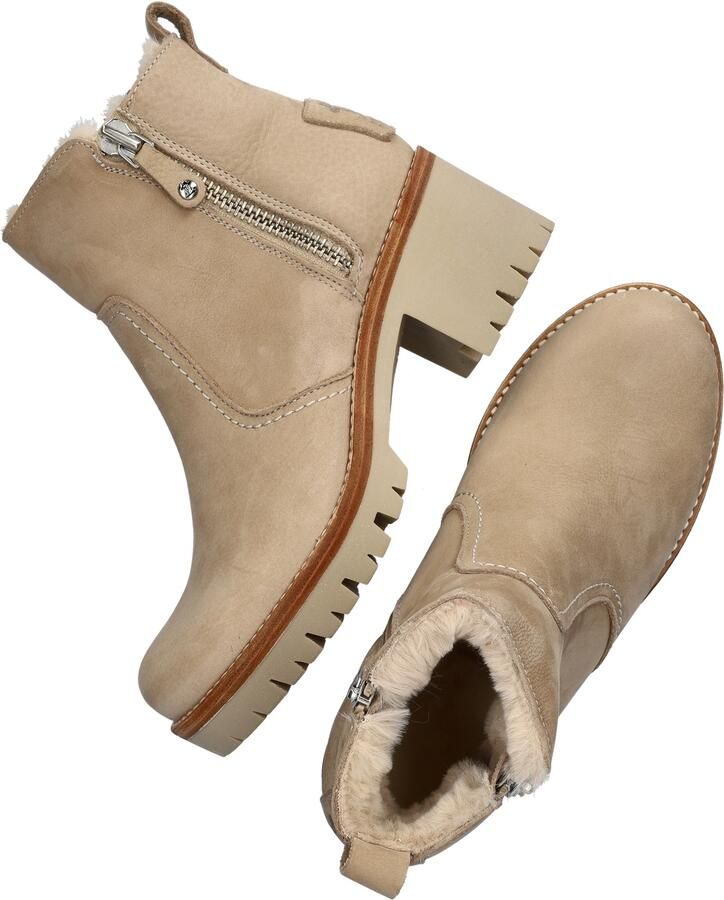 Panama Jack Pauline B17 dames enkellaarzen sportief beige - Foto 4