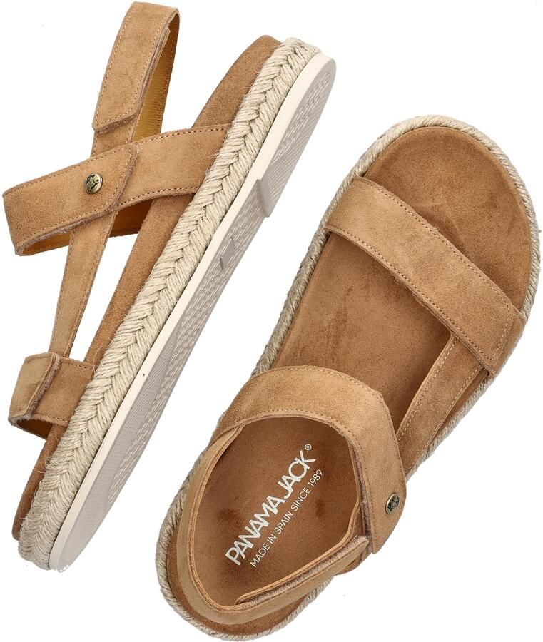 Panama Jack suède espadrilles cognac - Foto 5