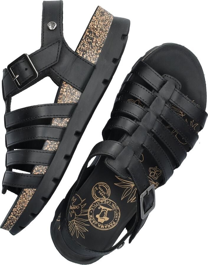 Panama Jack Stijlvolle platte sandalen voor vrouwen Black Dames - Foto 8