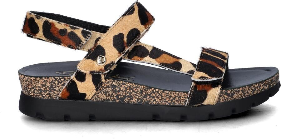 Panama Jack Selma Leopard Sandalen bruin Leer - Foto 6