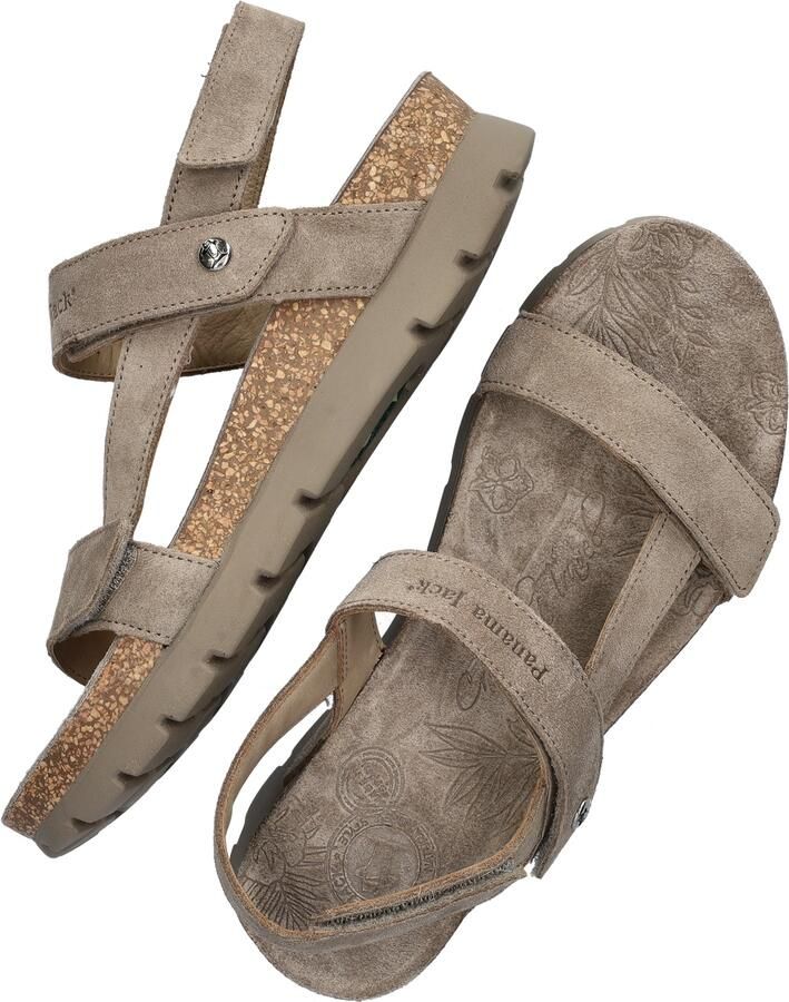 Panama Jack Platte Sandalen met Plakband Gray Dames - Foto 4