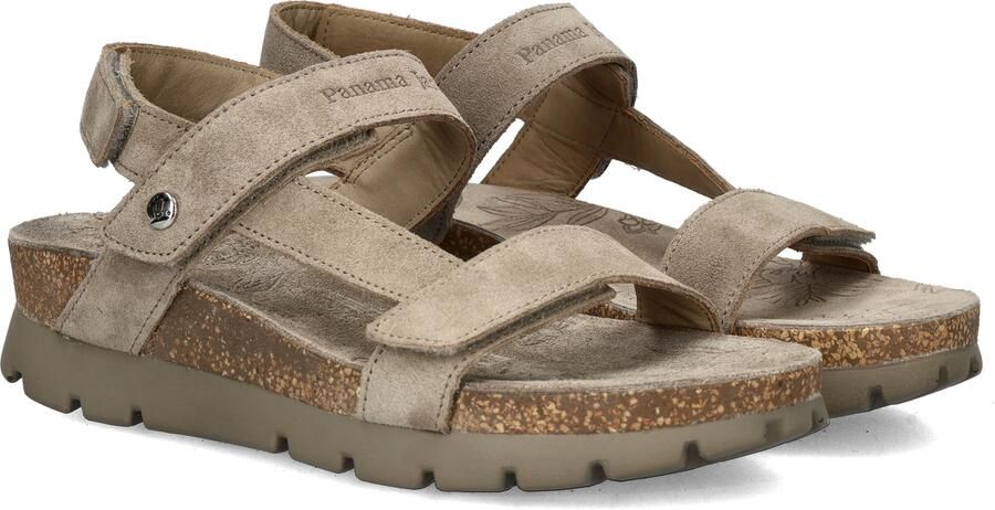 Panama Jack Platte Sandalen met Plakband Gray Dames - Foto 5