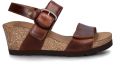 Panama Jack Valle Clay leren sleehakken bruin - Cognac