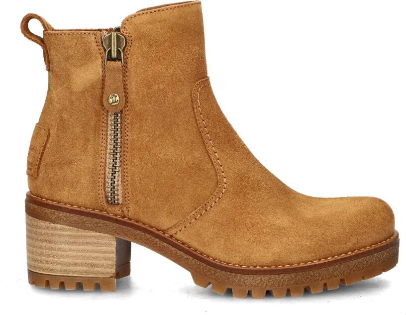 Panama Jack Pauline B13 enkellaarzen met hak cogna Dames - Foto 9