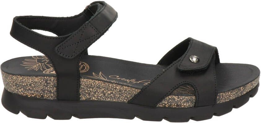 Panama Jack Sulia Basics Sulia Basics nubuck sandalen zwart - Foto 2