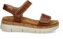 Pikolinos Palma leren sandalen cognac - Thumbnail 2