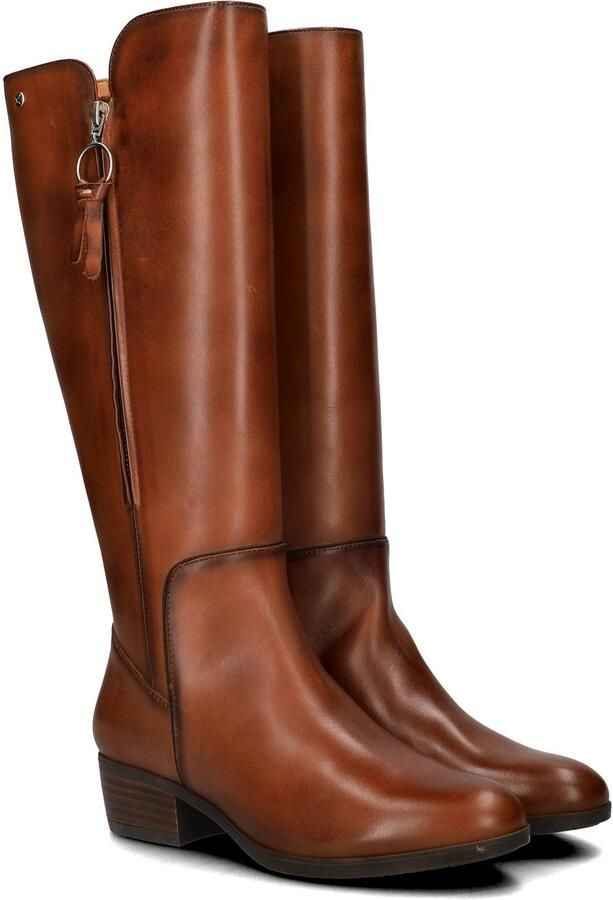 Pikolinos leren hoge laarzen cognac - Foto 3