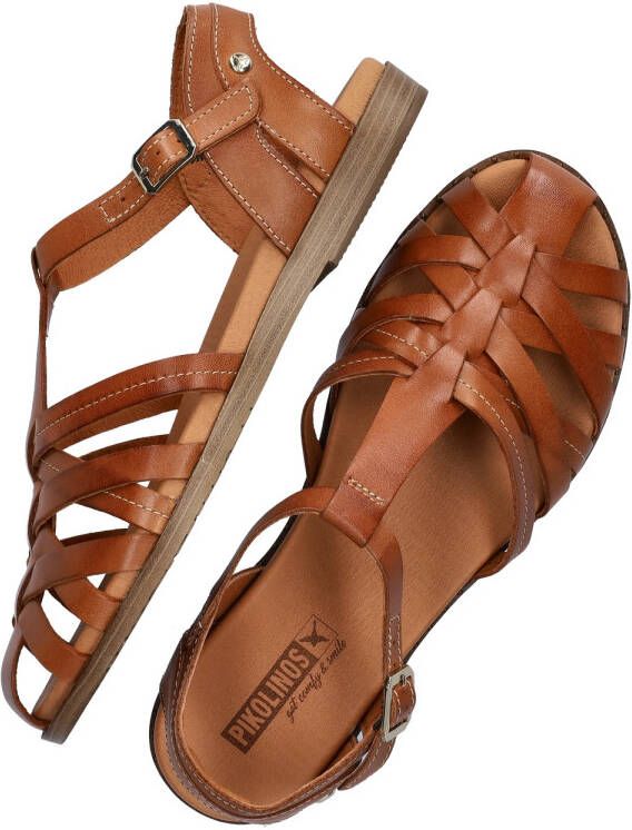 Pikolinos W8Q-0803~~~~~~~~~~~~~~~~~~~~~~ Platte sandalen Cognac - Foto 6