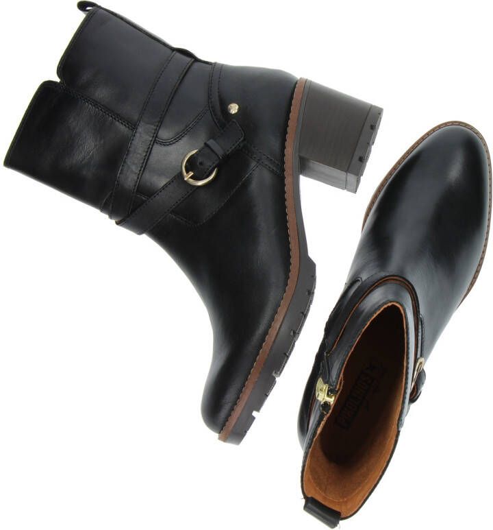 Pikolinos Llanes leren enkellaarzen zwart - Foto 5