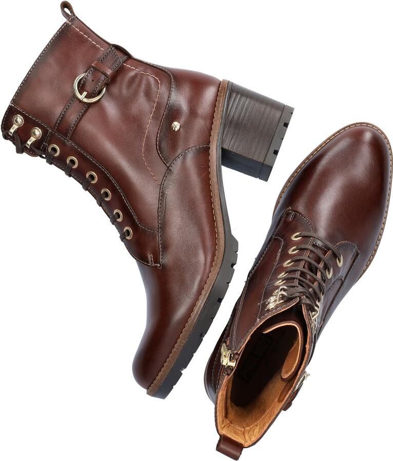 Pikolinos Llanes leren veterboots bruin - Foto 4