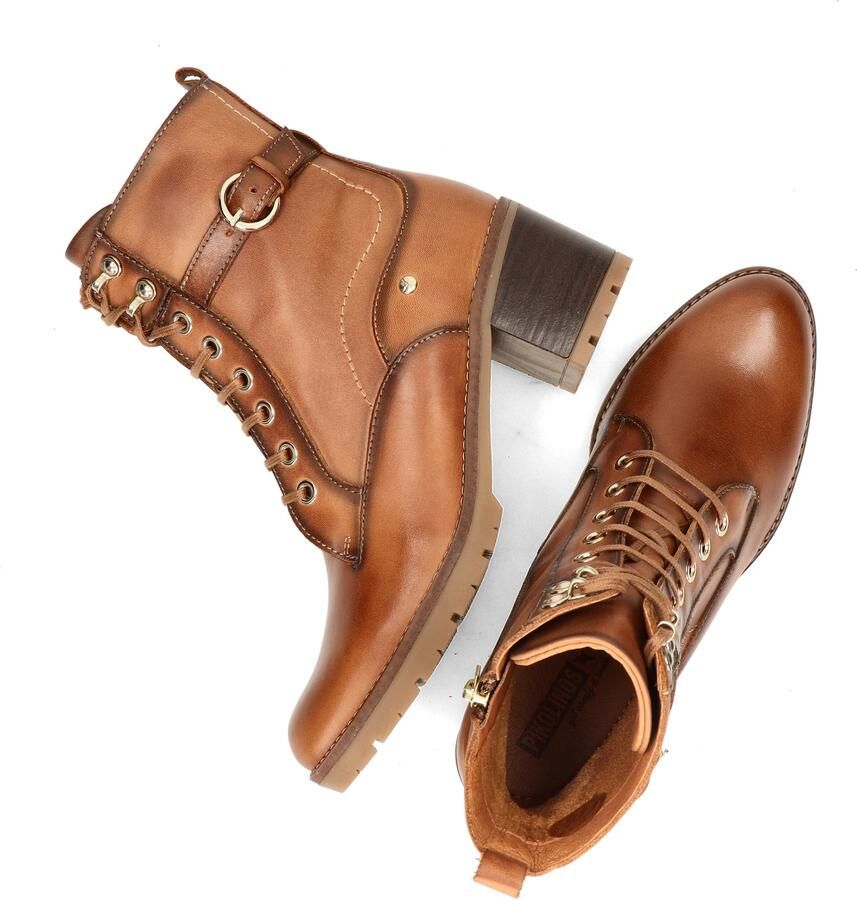 Pikolinos Dames Casual Camel Leren Laarzen Brown Dames - Foto 3